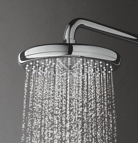 Moen S176BL Regenduschkopf – Mattschwarz, Großer Durchmesser, Mit Starker Sprühkraft