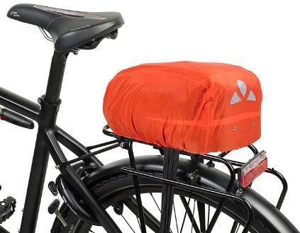 Parapioggia Per Borse Da Bicicletta VAUDE - Fino A 40 Litri, Arancione, Impermeabile - Foto 5
