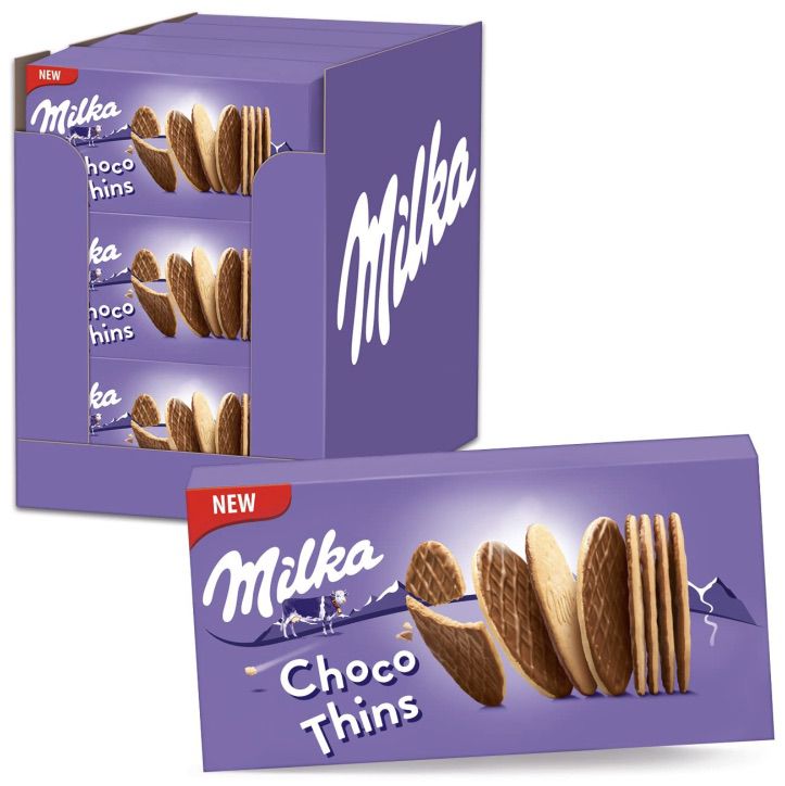 🍪 12x Milka Choco Thins (151g) extra feine Kekse ab 24,73€ (statt 31€)