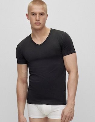 2x Hugo Boss V-Neck T-Shirt für 22,95€ (statt 29€)