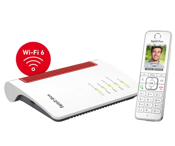 AVM FRITZ!Box 7530 AX Router + Fon C6 DECT Telefon für 179€ (statt 224€)