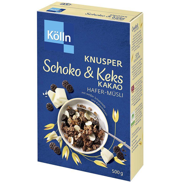 7x Kölln Müsli Knusper Schoko &amp; Keks Kakao (je 500g) für 16,56€ (statt 25€)