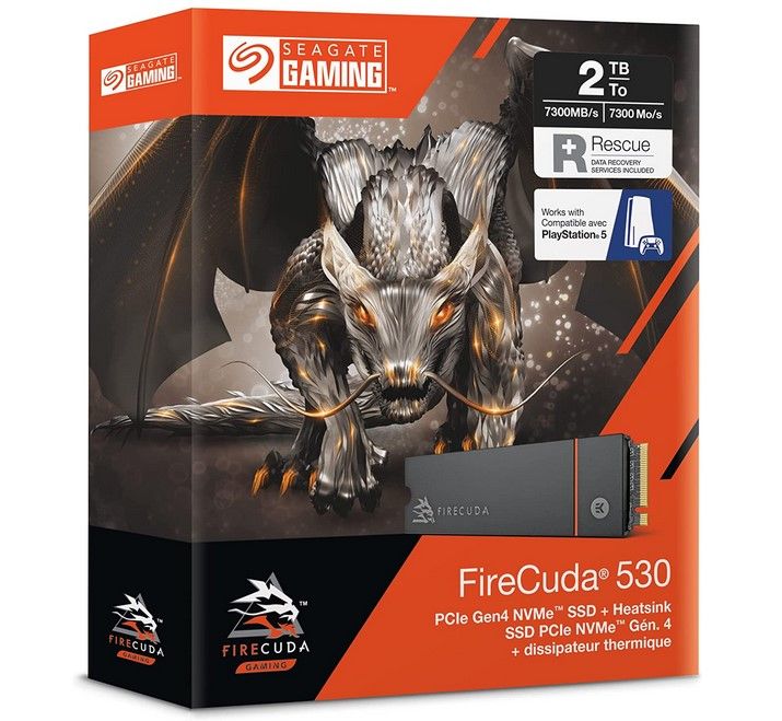 Produktbild von Seagate FireCuda 530, NVMe SSD, 1TB, 7000 MB/s, Inkl.Versand (Neu (gemäss Beschreibung)) In Watt
