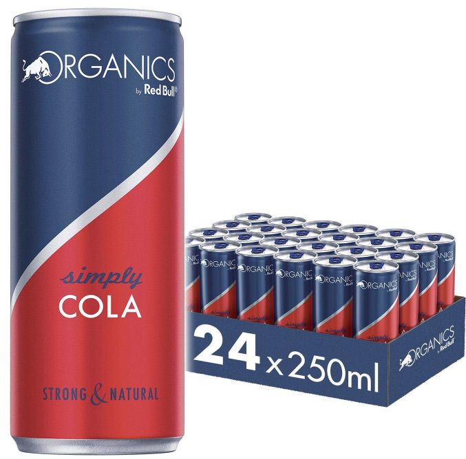 🤙 24x Red Bull Organics Simply Cola ab 17€ (statt 30€) - 72 Cent pro Dose!