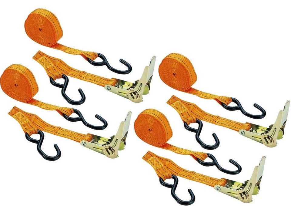 Spanngurte Kurz Mit Ratsche 65cm* 6PCS, Spanngurt Fahrradträger, Kleine Kurze Zurrgurte Mit