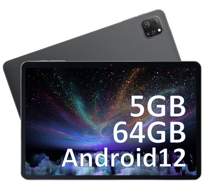 Custodia Per Tablet Blackview Oscal Pad 10 10.1'' Con Stand E Funzione Autosleep/wake, Nera