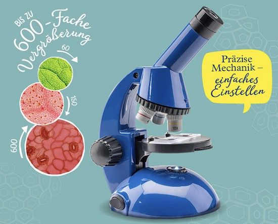 Teleskop & Mikroskop Set - Entdecke Kosmos & Mikrowelt