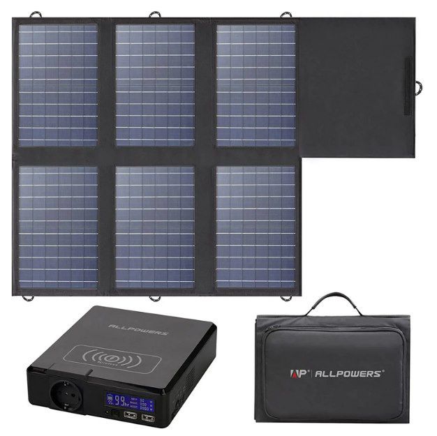 Allpowers S200 Powerstation mit 200W 154Wh + 60W Solarpanel für 174,85 ...