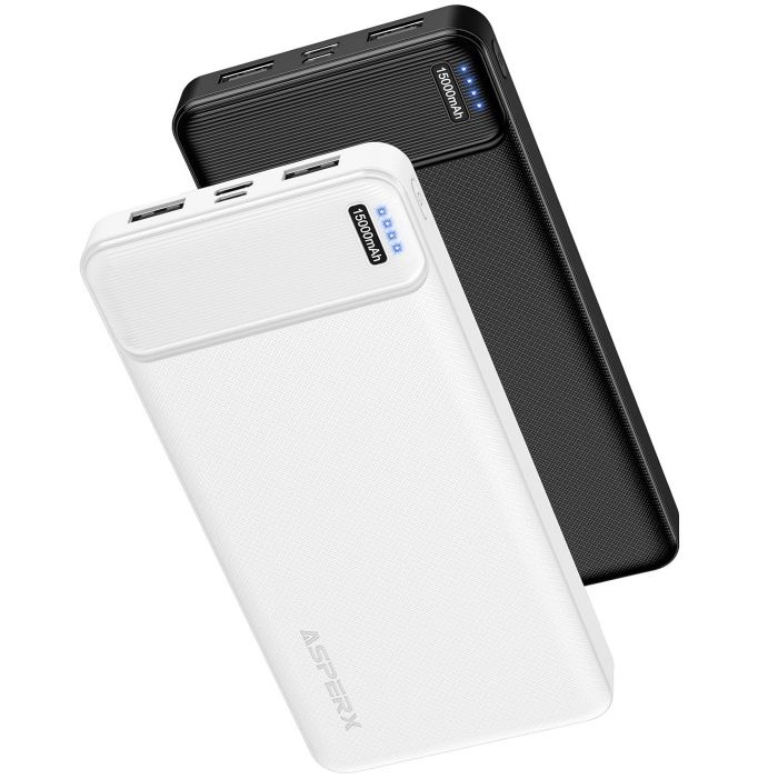 AsperX Power Bank, Confezione Da 2 Power Bank 10000mAh - Foto 8