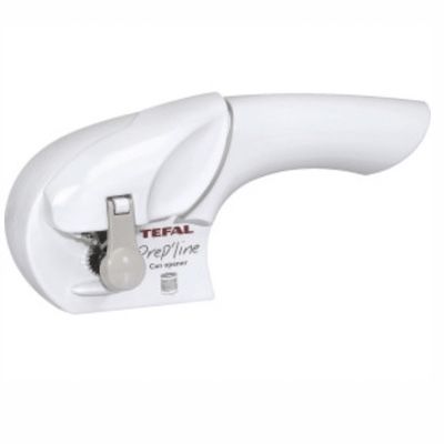 Tefal Prep'Line 853531 Abrelatas Eléctrico, 20 W, Plástico, Blanco
