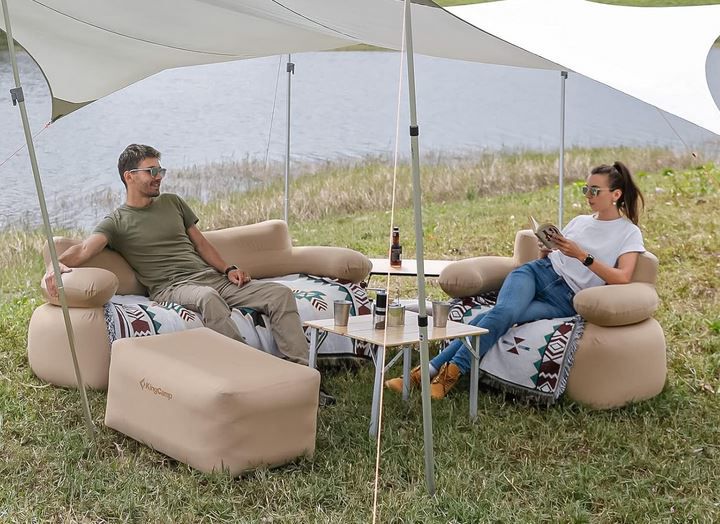KingCamp Aufblasbarer OutdoorSessel für 49,97€ (statt 100€)