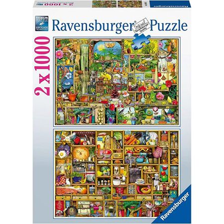 Puzzle Ravensburger 1000 Pezzi Colin Thompson - Alfabeto I & J, Per Adulti E Ragazzi Dai 12 Anni