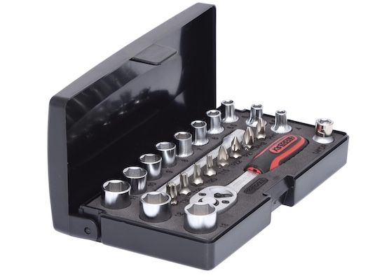 KS Tools 911.1421 Bit-Stecknuss PH4 – 1/4 Zoll Antrieb, Aus Chrom Vanadium Stahl | Für Handwerk Und Heimwerker