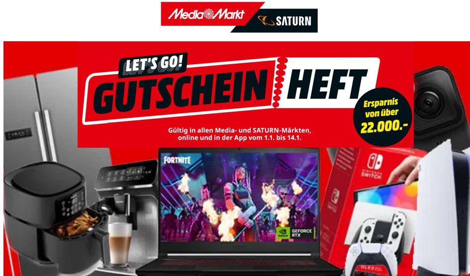 Media Markt Gutscheinheft 2024 viele gute Deals