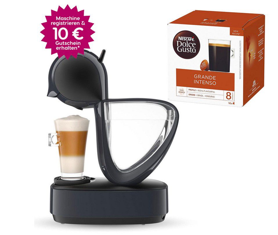 Krups KP173B Dolce Gusto NESCAFÉ Kaffeekapsel Maschine für 44,91 ...