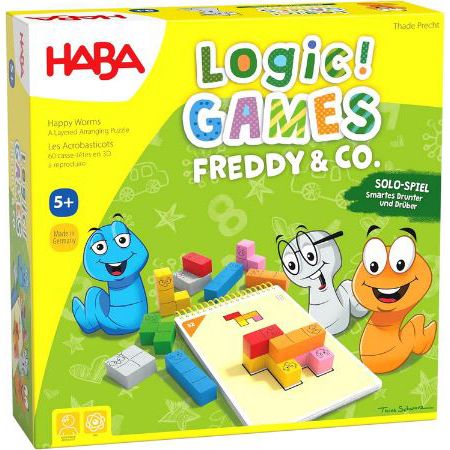 HABA Logic! Games Amandas Alpakas – Gioco Di Smistamento E Impilamento In Legno, 60 Puzzle, Da 7 Anni, Gioco In Solitario, Allena La Logica - 4