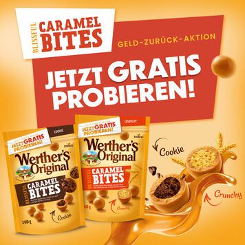 Verlängerung! Werther’s Original Caramel Bites kostenlos naschen
