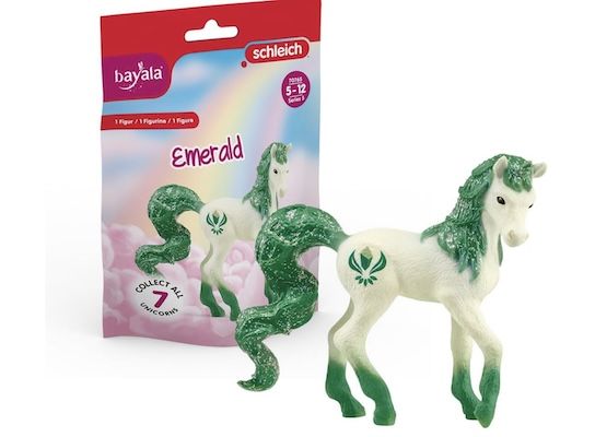 Figurine Schleich Licorne Émeraude - Collection Bayala, Crinière Scintillante, Pour Enfants