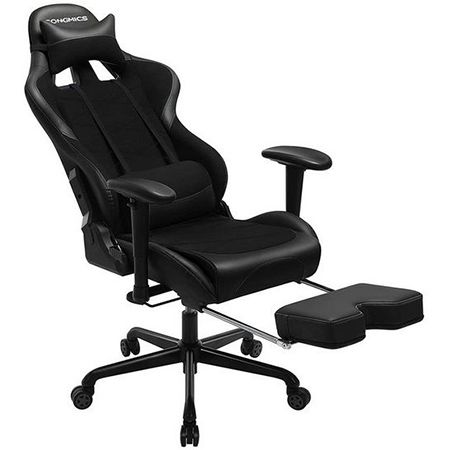 Songmics Gaming Stuhl mit Kunstleder & Fußstütze für 129,99€ (statt 200€)