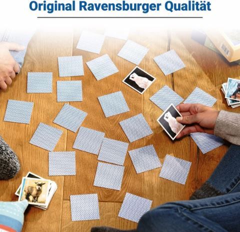 Cadeau Enfant Anniversaire Jeu Memory Ravensburger - Édition Bébés Animaux - Jeu De Mémoire Pour Enfants Dès 3 Ans - 2 à 6 Joueurs