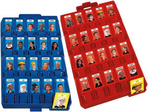 Wer Ist Es? Brettspiel Für 2 Spieler – Mit 96 Karten, Für Familie & Freunde