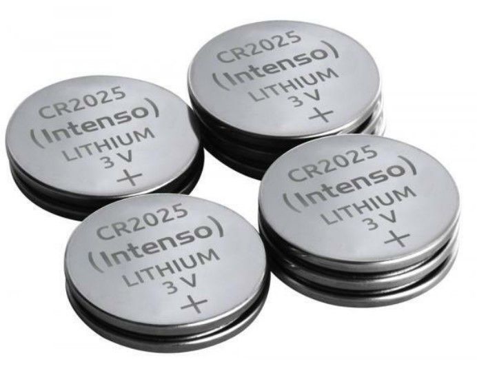 120 Intenso Energy Ultra CR 2025 Lithium Knopfzellen (06/24) für 4,99
