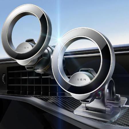 LISEN MagSafe Auto Halterung - 15W Wireless Charging Mit Vakuum Saugnapf