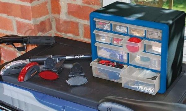 Draper Tools 8-delige Organizer met vakken 41,5x33x11 cm zwart kopen