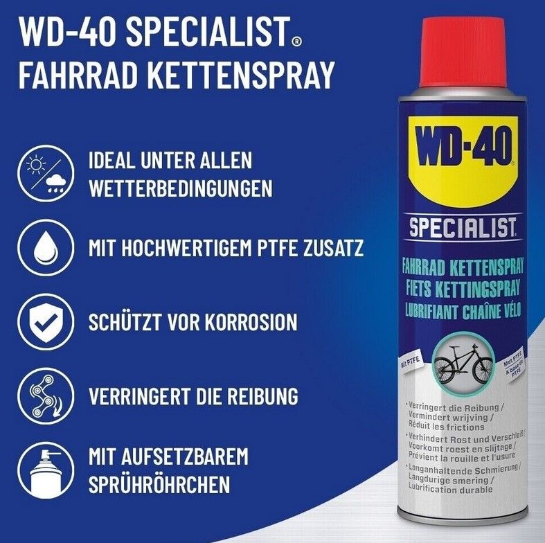 Kann Man Wd 40 Als Kettenspray Benutzen WD-40 Bike Fahrradpflegeset Kettenspray & Reiniger für 19,99€ (statt 29€)