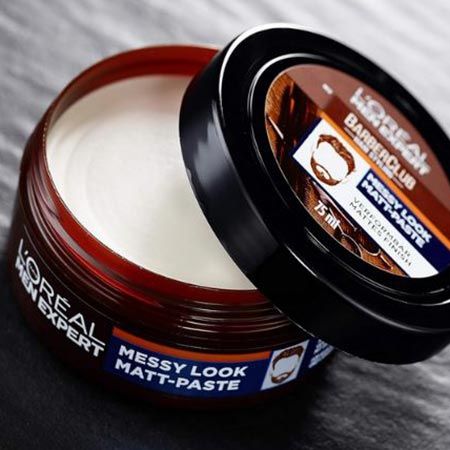L'Oréal Men Expert Barber Club Matt Paste - Starker Halt Für Messy Look, 75ml Haarwachs