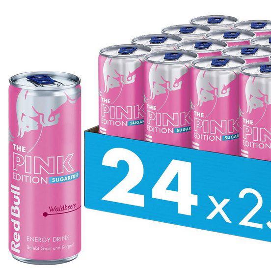 24x Red Bull Pink Edition mit Waldbeere für 20,83€ (statt 28€) nur 87 Cent pro Dose