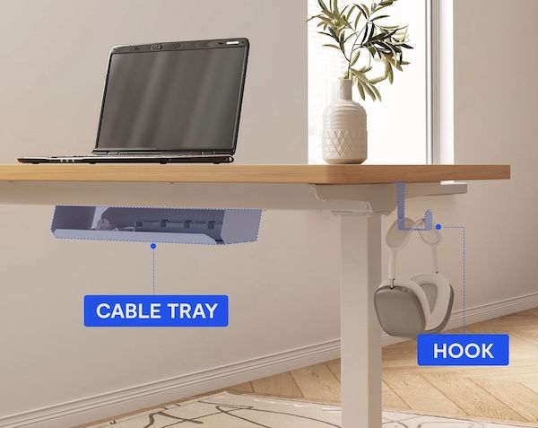 Chefschreibtisch 180x90cm • Rechteckige Tischplat Produktbild-Vorschau 9