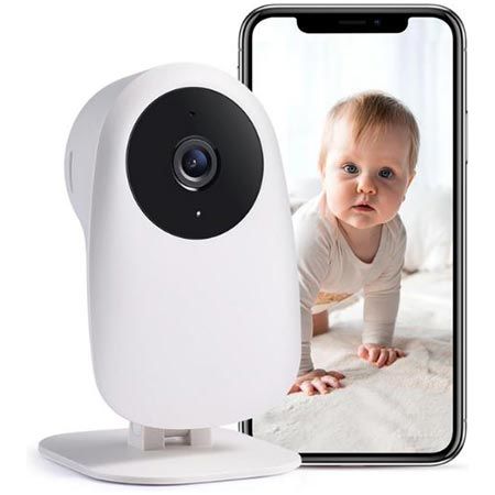 Nooie 2K WiFi-Babyphone – Mit Nachtsicht, Bewegungs-/Geräuscherkennung, 2-Wege-Audio, Alexa-kompatibel