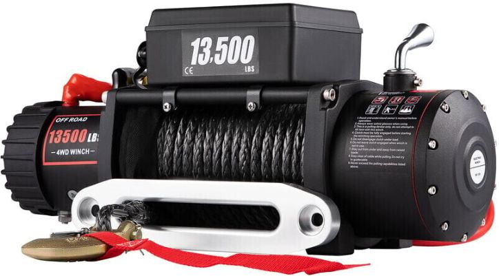 Elektrische Seilwinde 13500 Lbs 12V - Für ATV, SUV & Geländefahrzeuge | Mit Fernbedienung