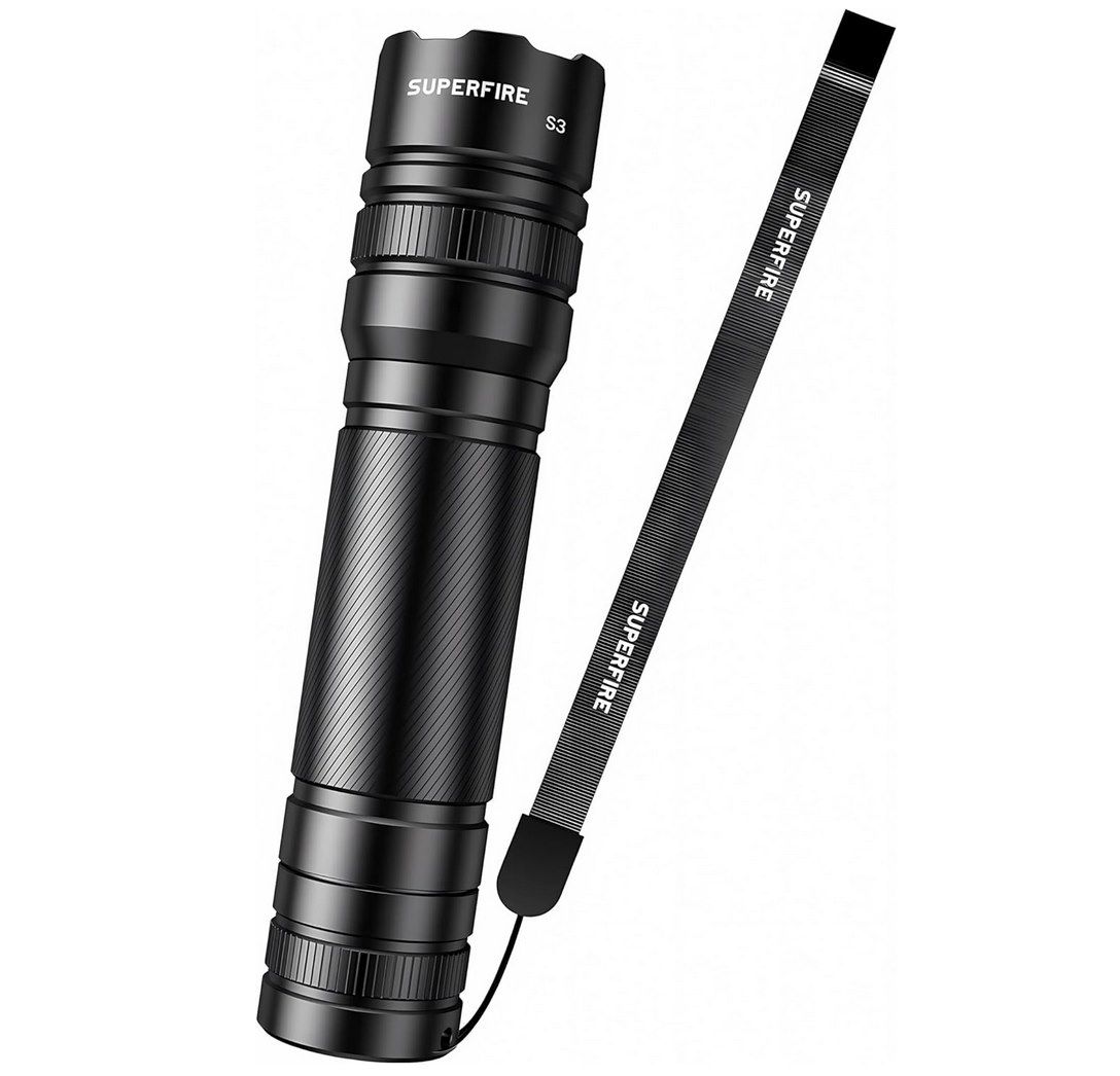 PIOOCAN S10Pro LED Taschenlampe – Extrem Hell & Wiederaufladbar Mit USB-C