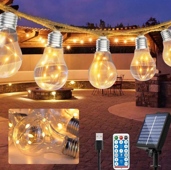 Lichterketten-Ständer Aus Metall – Mit Haken, Für Außenbereich, Terrasse & Garten, Einfache Montage