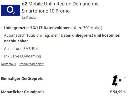 📱 Samsung Galaxy S25+ (512GB) + o2 Unlimited 5G/Flat für 54,99€ mtl.