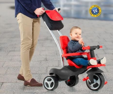 Triciclo Urbano City 5 In 1 Per Bambini - Misura Unica 89 Cm, Colore Verde