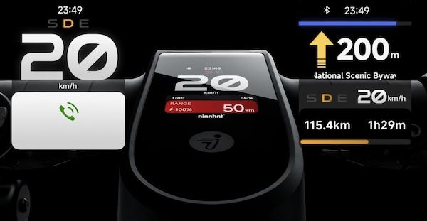 Rear Fender With Tail Light Compatible With Segway Ninebot Max G3 G3D