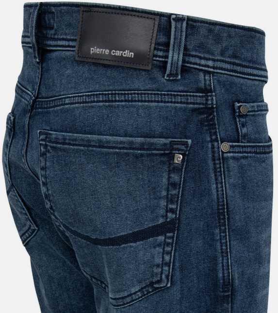 Pierre Cardin 5-Pocket-Jeans Lyon Tapered Futureflex Stretch-Denim, Softe Oberfläche für