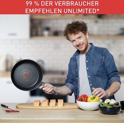 Spannende Tefal Unlimited On Schmorpfanne 24 Cm Bild