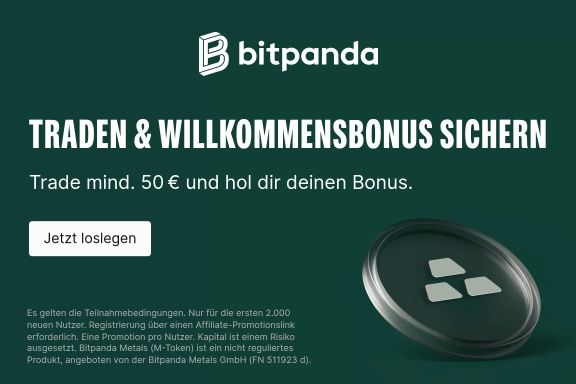 🪙 Edelmetalle bei Bitpanda für 50€ kaufen ️ und 15€ in Silber geschenkt ...
