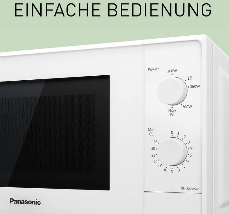 Panasonic NN-E22JMMEPG Freistehende Mikrowelle 800 W Größe: klein 5 Panasonic NN-E22JMMEPG Freistehende Mikrowelle 800 W Größe: klein 5
