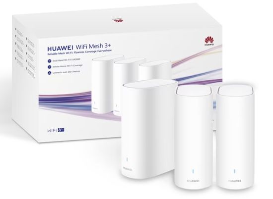 🔥 Fehler? 🛜 3x HUAWEI WiFi Mesh 3+ Mesh-Router Set für 48,34€ (statt 120€)