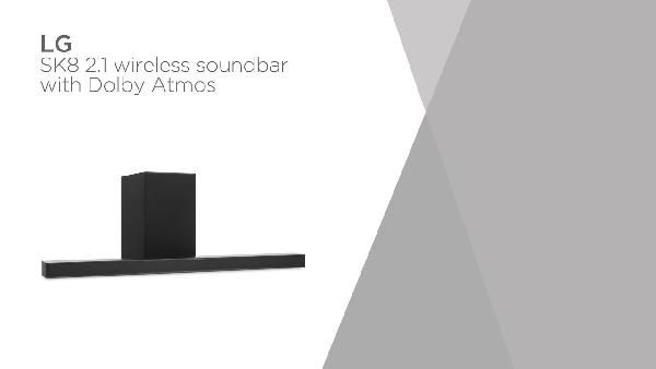 LG SK8 2.1 Dolby Atmos Bluetooth Soundbar + wireless Subwoofer für 179€ (statt 219€) LG SK8 2.1 Dolby Atmos Bluetooth Soundbar + wireless Subwoofer für 179€ (statt 219€)