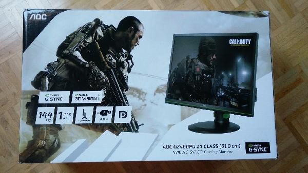 AOC G2460PG - 24 Zoll Full HD Gaming-Monitor mit G-Sync für 299€ (statt 369€) AOC G2460PG 24 Zoll Full HD Gaming Monitor mit G Sync für 299€ (statt 369€)