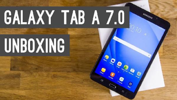Samsung Galaxy Tab A (2016) 7.0 - 7 Zoll Tablet mit 8GB WLAN für 99,90€ (statt 110€) Samsung Galaxy Tab A (2016) 7.0 7 Zoll Tablet mit 8GB WLAN für 99,90€ (statt 110€)