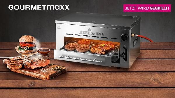 Ausverkauft! GOURMETmaxx BEEF Hochtemperatur XL 800° Gasgrill für 69,99€ (statt 100€) Ausverkauft! GOURMETmaxx BEEF Hochtemperatur XL 800° Gasgrill für 69,99€ (statt 100€)