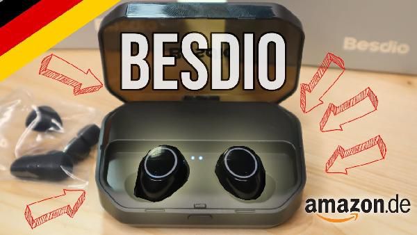 BeSido BE-EH001 TWS Bluetooth 5.0 Kopfhörer mit 120h Spielzeit inkl. Ladebox für 28,50€ BeSido BE EH001 TWS Bluetooth 5.0 Kopfhörer mit 120h Spielzeit inkl. Ladebox für 28,50€