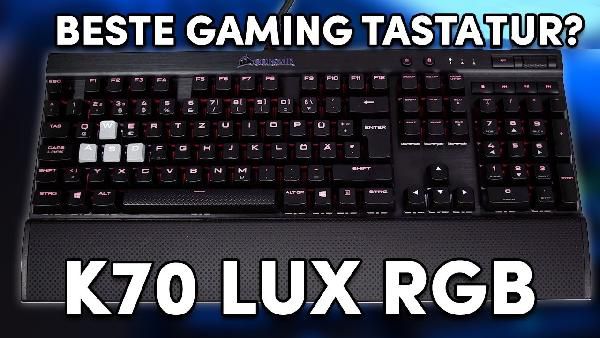 Corsair K70 LUX RGB-Gaming Tastatur mit Cherry MX Red Tastenschaltern für 105,89€ (statt 175€) Corsair K70 LUX RGB Gaming Tastatur mit Cherry MX Red Tastenschaltern für 105,89€ (statt 175€)